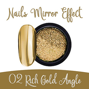 Nails Mirror Effect 02 Rich Gold Angle 3g 