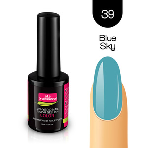 UV Hybrid Nail Polish Gellish COLOR No.39 15ml - BLUE SKY