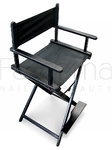 Krzesło do Makijażu Make-Up Black - Rama Aluminiowa!