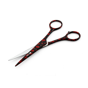 MERC- nożyczki fryzjerskie 6" RED LIPS