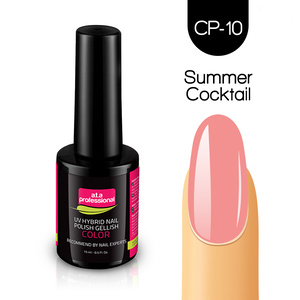 Lakier Hybrydowy UV&LED COLOR a.t.a professional nr CP-10 15 ml CANDY PASTEL SUMMER COCKTAIL