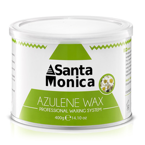 Santa Monica Azulene Wax - Wosk do depilacji Azulenowy 400g