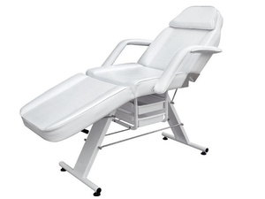 Fotel kosmetyczny ALEX CLASSIC WHITE z kuwetami